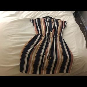 Super cute colorblock mini dress